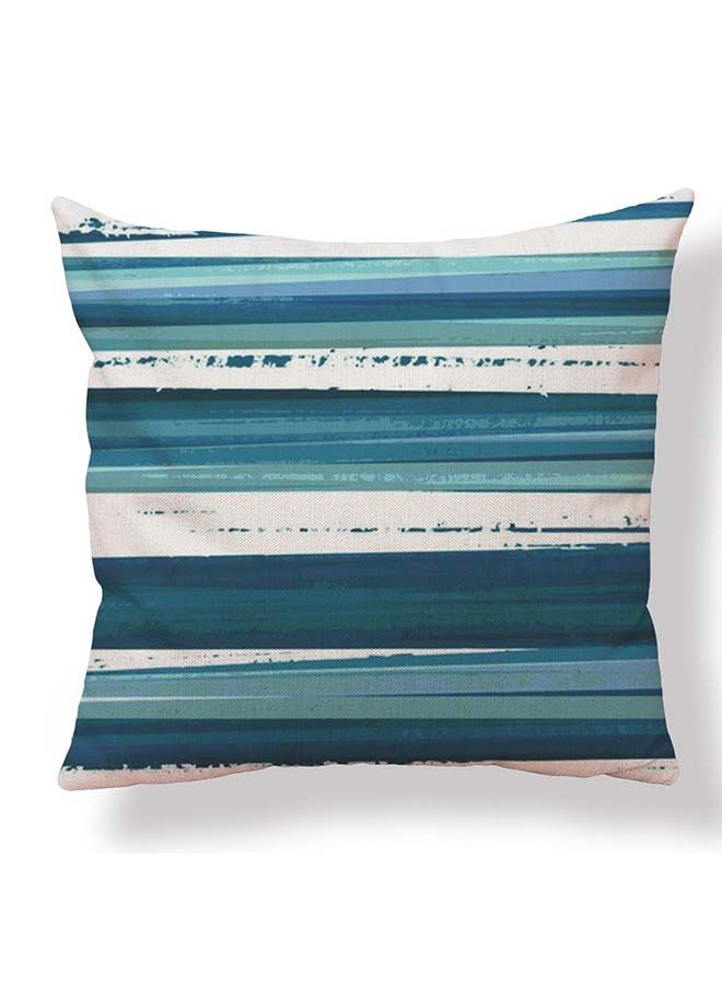 نيبمينينت غطاء وسادة بتصميم مخطط متعدد الألوان 45x45سنتيمتر