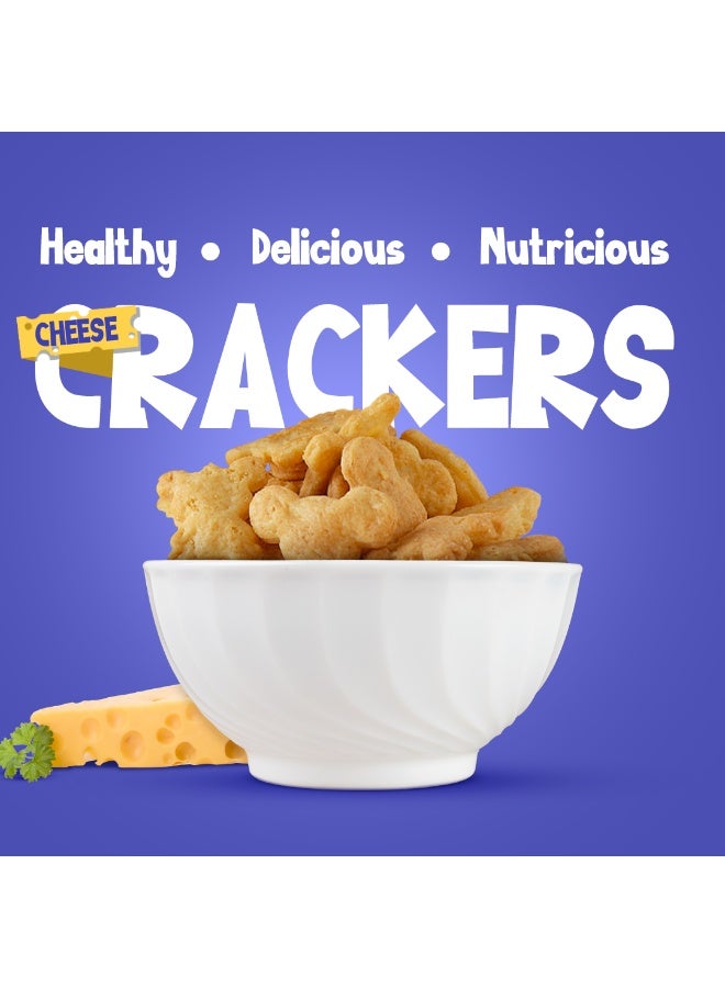 Koala Picks Cheese Crackers – 40g Pack – Crunchy Baked Snack – No Refined Sugar, No Preservatives – Made with Real Cheese & Butter – Healthy Crackers for Kids & Adults - Image 3