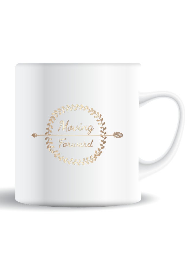 Theodor Premium Quality Two Sided Printed Coffee Mug Tea Cup Moving Forward For Home Office, Kids Men Women - Image 1