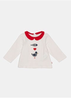 OBAIBI Beige T-Shirt for Girls  - Image 1