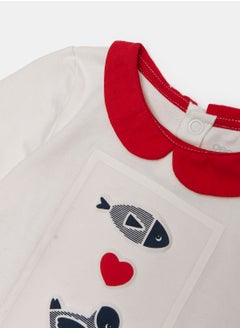 OBAIBI Beige T-Shirt for Girls  - Image 3