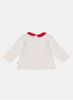 OBAIBI Beige T-Shirt for Girls  - Image 2