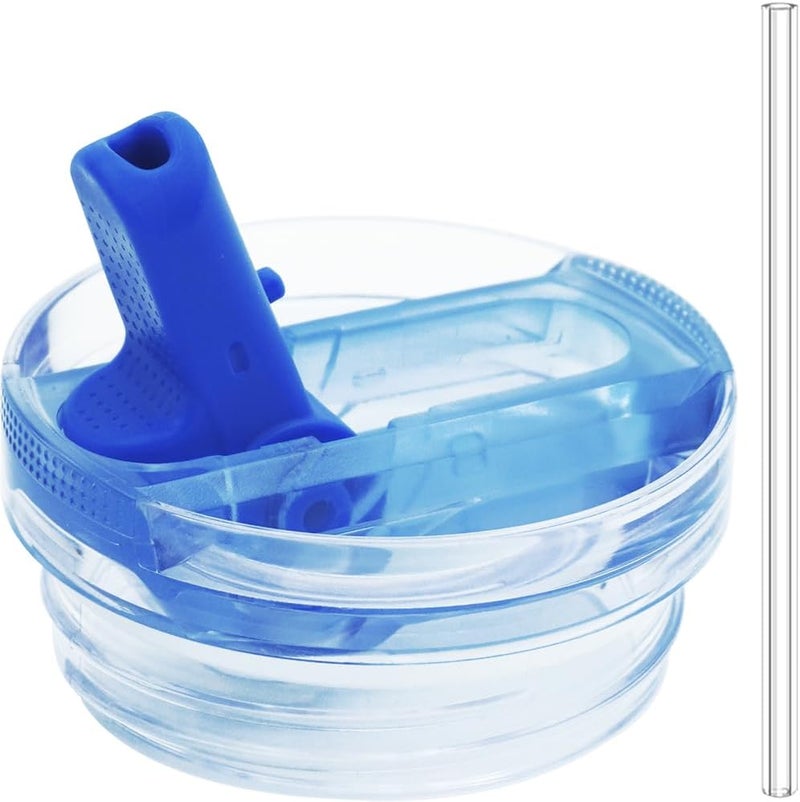 Dreamfocus 14 oz Leak Proof Flip Straw Lid Replacement for Stanley 14 oz Quencher H2.0 and ProTour Tumbler - Image 1