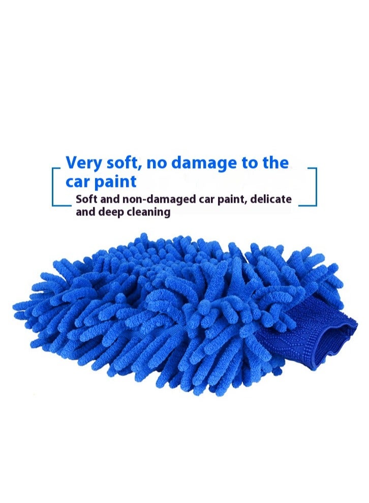 Healife Ultra Soft Chenille Car Wash Gloves - Paint Safe & Super Absorbent  - Image 2