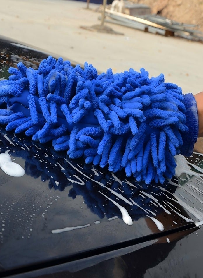 Healife Ultra Soft Chenille Car Wash Gloves - Paint Safe & Super Absorbent  - Image 4