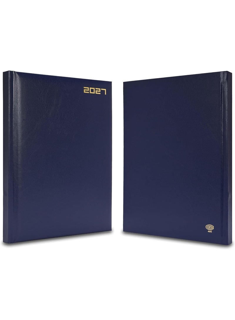 FIS 2027 A4 Size Agenda Diary (210x297mm), 1 Side Padded Cover Vinyl Materials, Saturday & Sunday Combined, English, 60gsm White Paper, Red Cover - FSDI48E27RE - Image 5