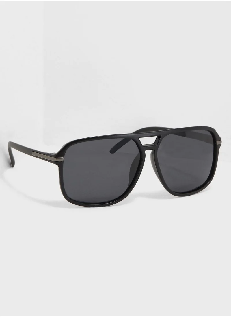 Seventy Five Oversize Retro Polarised Sunglasses