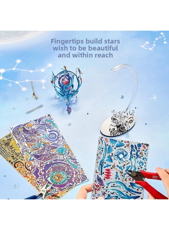 Gangda 3D Metal Jigsaw Star Dream Pisces Constellation Series For Girlfriend's Birthday Gift-Color:Scorpio - Image 5