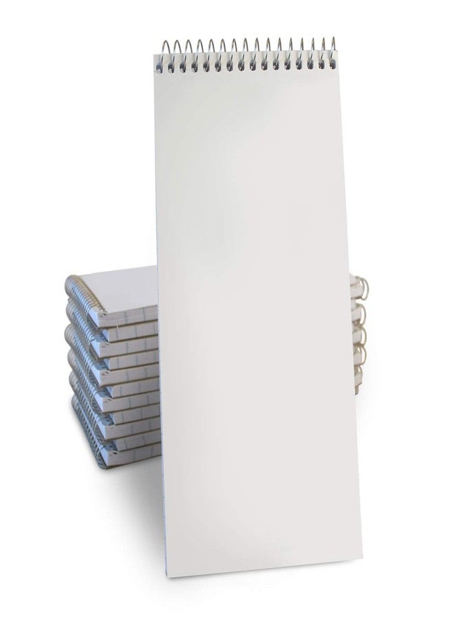 Portage Reporters Notebook – Top Bound Spiral Notepad, Blank Cover Steno Note Book, Perfect for Reporters & Journalists Taking Notes in the Field, Wide Ruled – 4 x 8 In, 70 Sheets, 12 Pack - Image 1