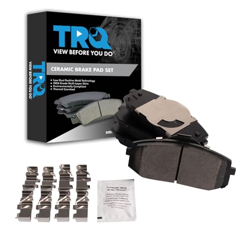 TRQ Front Brake Pads Ceramic Compatible with 2021-2023 Hyundai Elantra 2020-2022 Sonata 2021 Kia K5 - Image 2