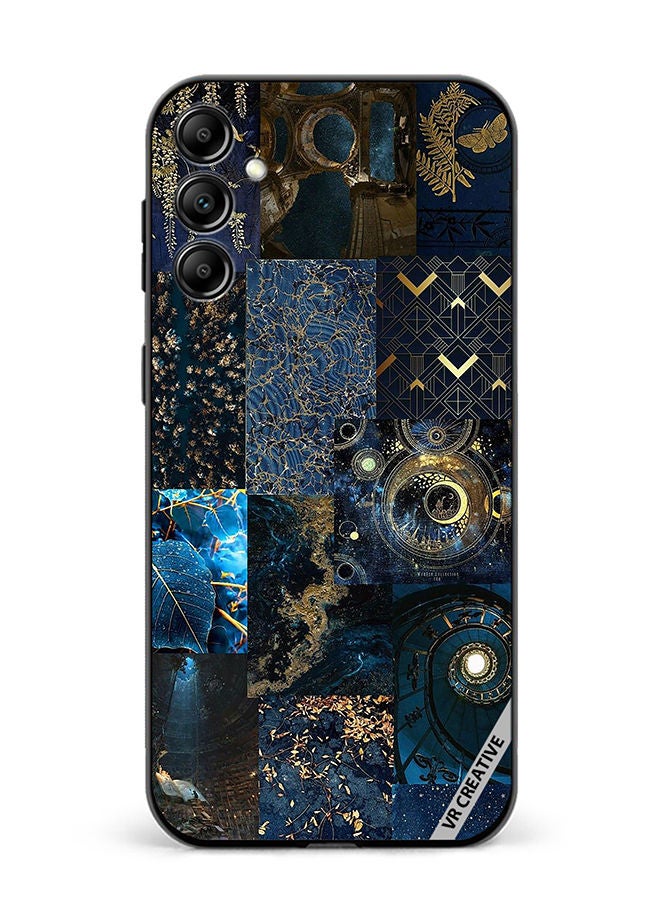 VR CREATIVE Protective Case Cover For Samsung Galaxy M54 Blue Neon College Design Multicolour - Image 1