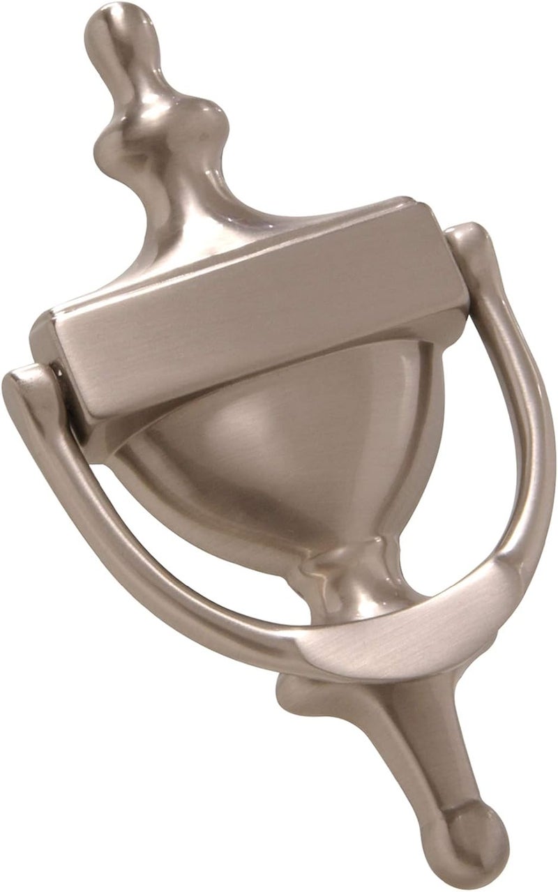 852724 Satin Nickel Door Knocker, 7-Inch