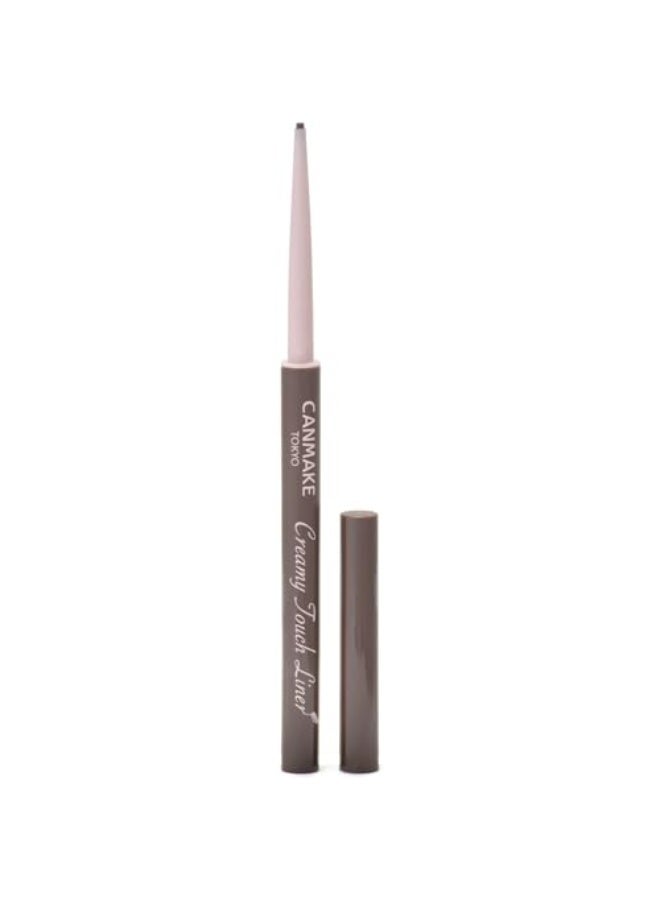CANMAKE Creamy Touch Liner 1.5mm Slim Eyeliner (0.09 g) (02 Medium Brown) - Image 1