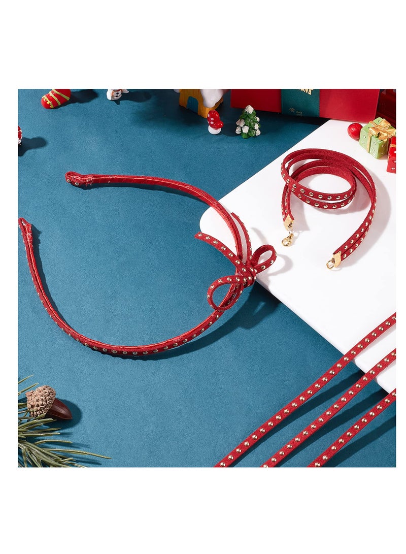 Excefore Faux Leather Cord, Faux Leather Beading String Rivet, Suitable for Necklaces, Bracelets, Jewelry Making (21.9 Yard 5mm) - Image 4