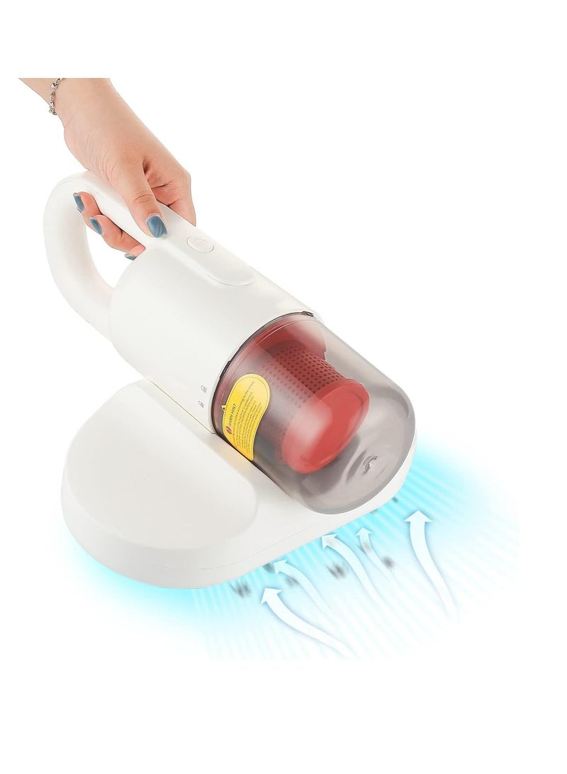 Excefore Mattress Vacuum Cleaner, Handheld Bed Vacuum Machine with 15KPa Powerful Suction, Washable Filter, Dust Vacuum Cleaner for Bed Sofa Mattress Carpet Pillow - Image 1