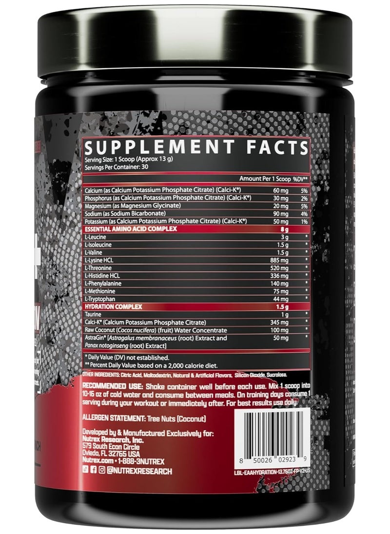 Nutrex Research - EAA+ Hydration 30 Serving Fruit Punch 390g - Image 1