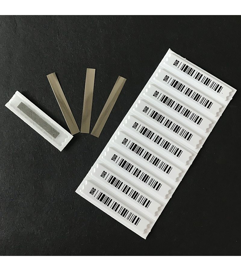 106 Pcs DR Clause Code Acousto Magnetic Soft Label Strips Anti Theft Tags For Supermarkets Convenience Stores Clothing Barcode Alarm Strips Adhesive Use - Image 4