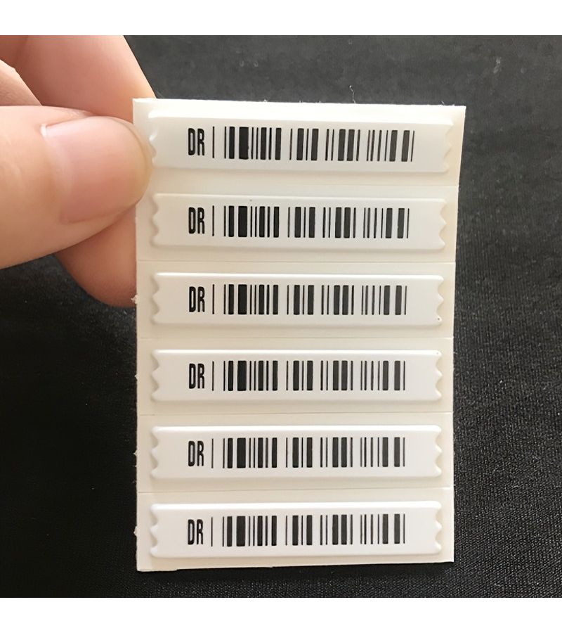 106 Pcs DR Clause Code Acousto Magnetic Soft Label Strips Anti Theft Tags For Supermarkets Convenience Stores Clothing Barcode Alarm Strips Adhesive Use - Image 3