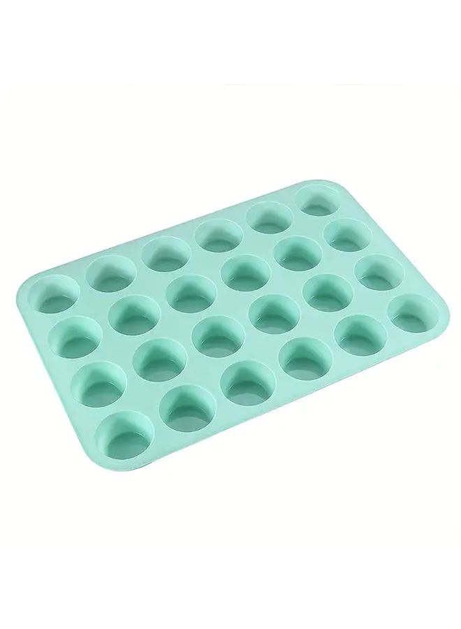 1pc Non Stick Silicone Mini Pancake Tray Easy Release Heat Resistant Baking Mold - Image 4