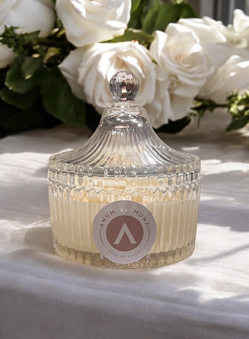 ANUM BY MUNA Oriana Candle - A scented candle with the scent of beautiful peach, a touch of warmth and luxury  ✨ - Image 3