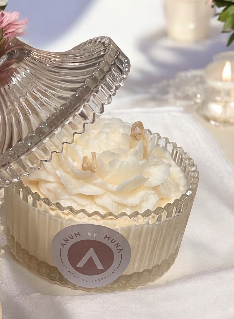 ANUM BY MUNA Oriana Candle - A scented candle with the scent of beautiful peach, a touch of warmth and luxury  ✨ - Image 1