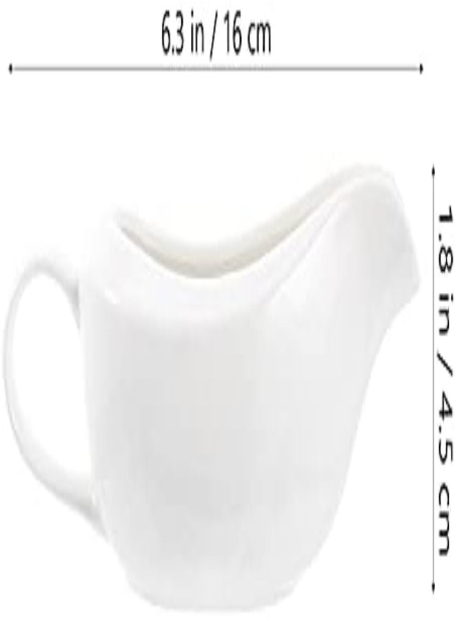 AKDC Lurrose 4Pcs Ceramic Gravy Boats, Sauce Serving Pitcher Porcelain Sauce Boats For Kitchen Restaurant Home  - Image 4