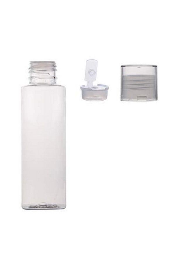 VASANA 3Pcs 250Ml/8.5Oz Empty Clear Plastic Soft Squeeze Bottle With Flip Cap Refillable Cosmetic Makeup Travel Sample Packing Tube Container Jars For Cosmetic Bath Shower Gel Lotion Liquid Shampoo - Image 5