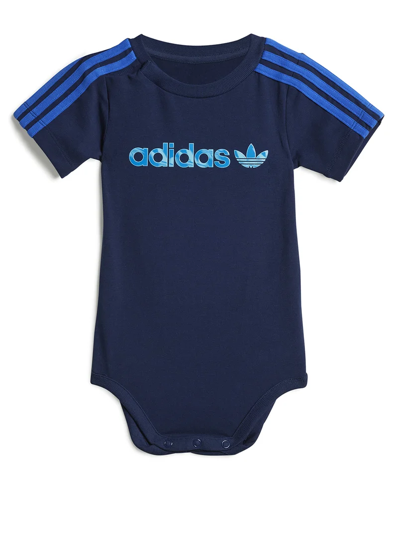 adidas Originals Infant 3-Stripe Bodysuit