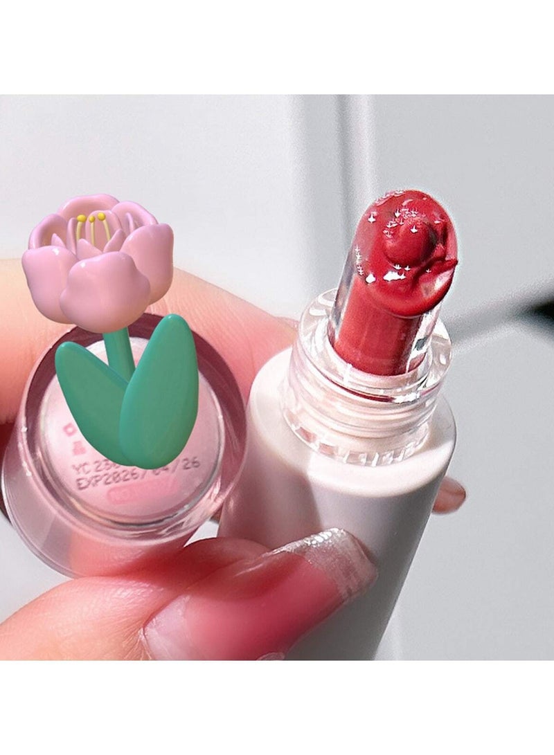 ملمع الشفاه الزجاجي المرطب بمرآة مجمدة من الكريستال، ملمع الشفاه الزجاجي المرطب، جيلي الشفاه الخفيف المائي للفتيات الصغيرات - Image 3