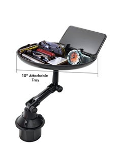 Car Cup Holder Tray Table Multifunctional Car Tray for Eating 360° Swivel Adjustable Car Food Eating Tray Table and Base with Extra Phone Slot Extender for Vehicle - pzsku/ZA4E01127211029C8B803Z/45/_/1685973722/6019cef1-72bc-4fe4-be25-575dcd14f08f