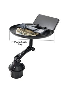 Car Cup Holder Tray Table Multifunctional Car Tray for Eating 360° Swivel Adjustable Car Food Eating Tray Table and Base with Extra Phone Slot Extender for Vehicle - pzsku/ZA4E01127211029C8B803Z/45/_/1685973722/cd6c6bf1-d71c-4dd6-b01f-dd9ad135d351