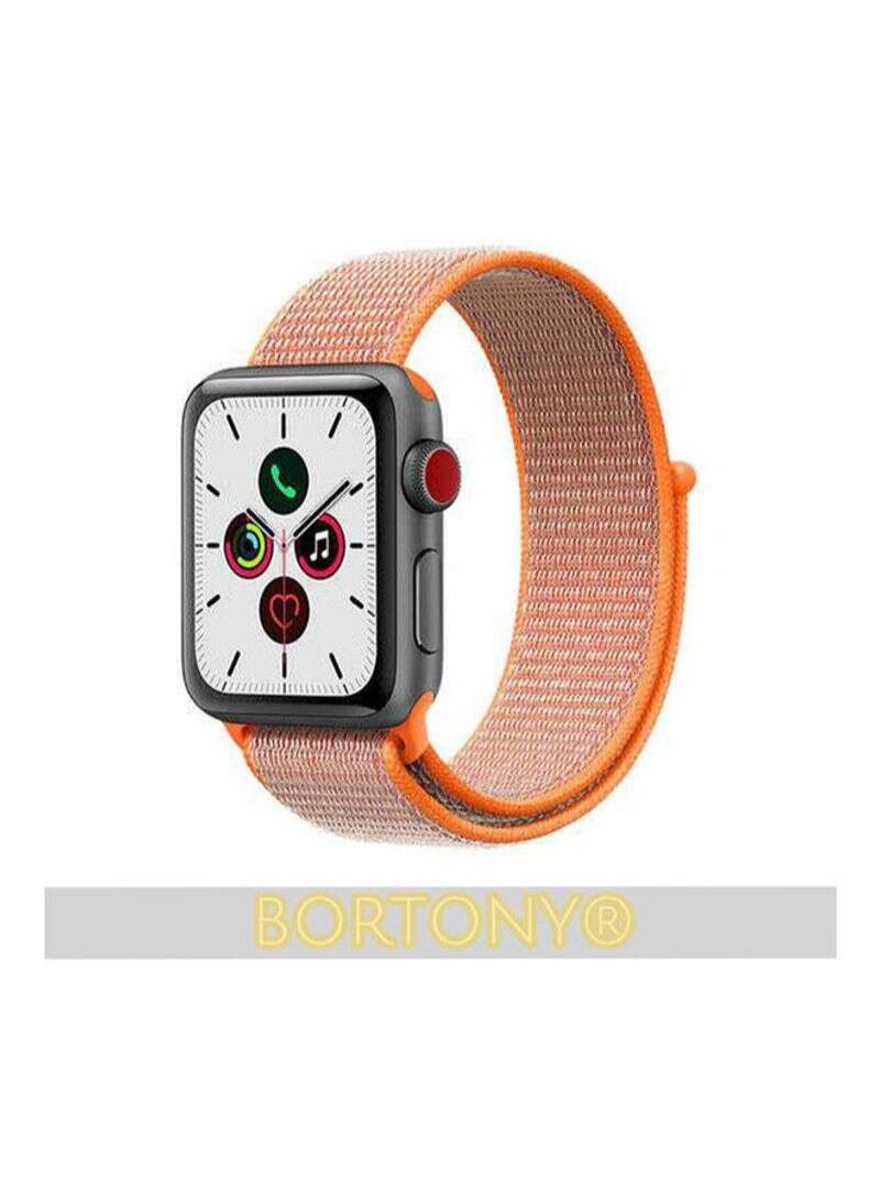 BORTONY Solid Replacement Band for Apple Watch Series 7/6/5/4/3/2/1 42-44mm - Image 2
