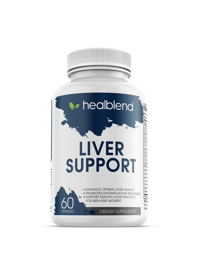 healblend Liver Support Natural Milk Thistle And Zinc Supplement Helps Detox And Cleanse The Liver Supports Digestive Health And Detoxification 60 Veggie Capsules - Image 2