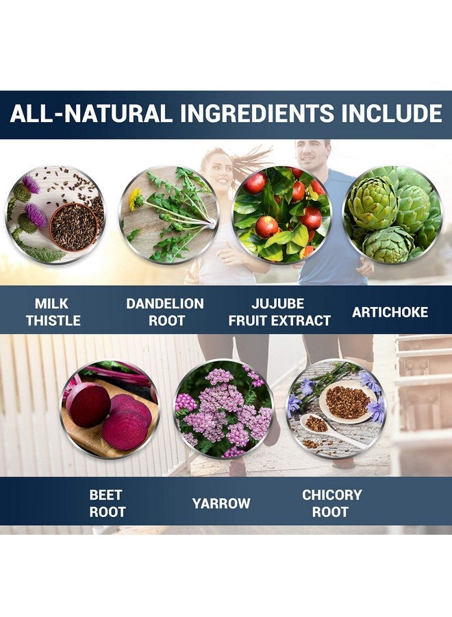 healblend Liver Support Natural Milk Thistle And Zinc Supplement Helps Detox And Cleanse The Liver Supports Digestive Health And Detoxification 60 Veggie Capsules - Image 4