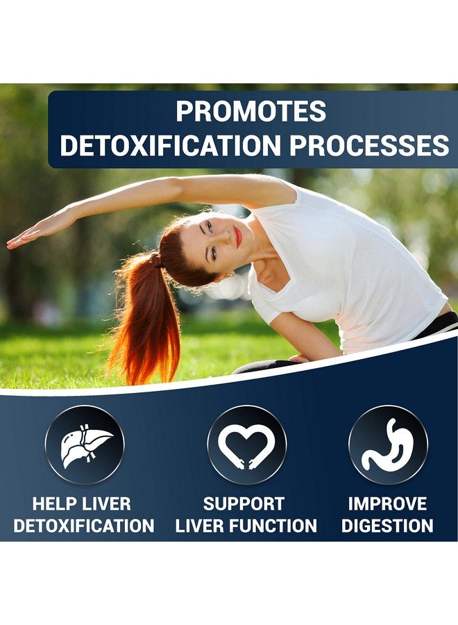 healblend Liver Support Natural Milk Thistle And Zinc Supplement Helps Detox And Cleanse The Liver Supports Digestive Health And Detoxification 60 Veggie Capsules - Image 5