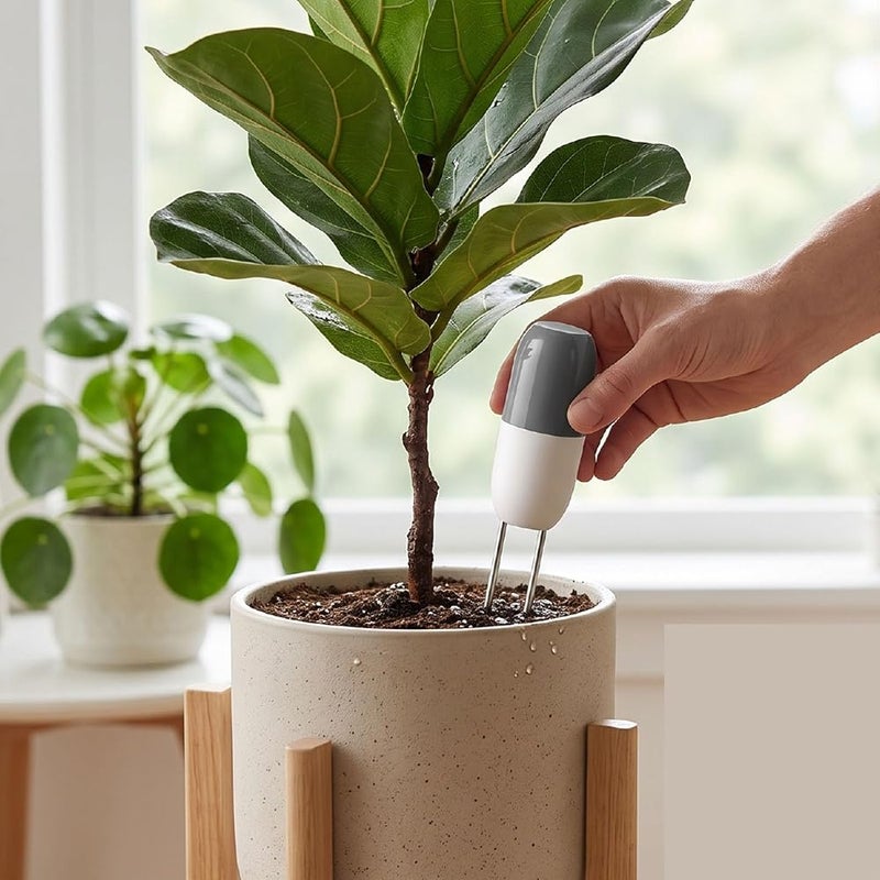 TOPINCN Smart Soil Sensor with Wireless, Temp Humidity - Image 1