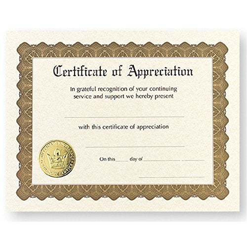 GP Certificate of Appreciation - Pack of 24 - Image 4