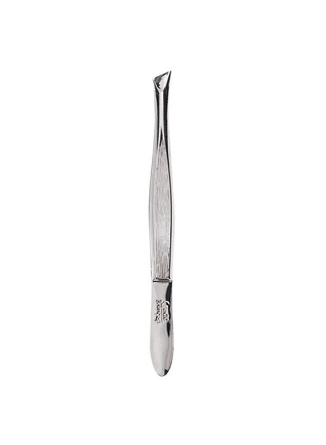 Credo Solingen Lopsided Tweezer, Nickel-Plated (13510)