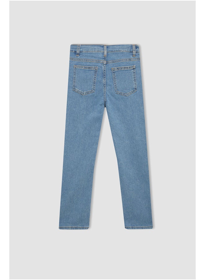 DeFacto - Boy Straight Fit Denim Trousers - Image 1