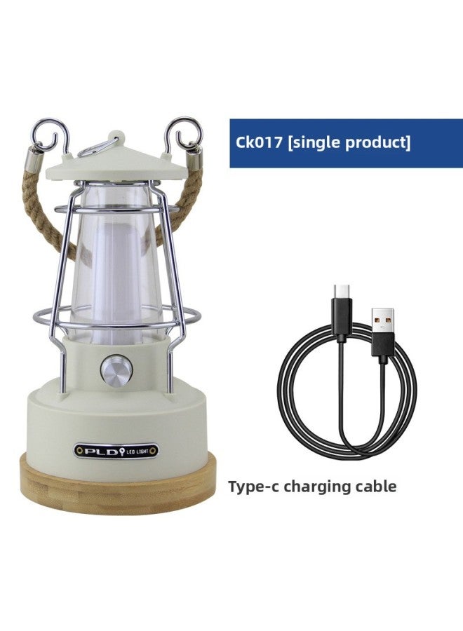 Camping Lamp Outdoor Camping Lamp Tent Lamp Portable Lantern Gift Ningbo Retro Rechargeable Camping Lamp Wholesale 