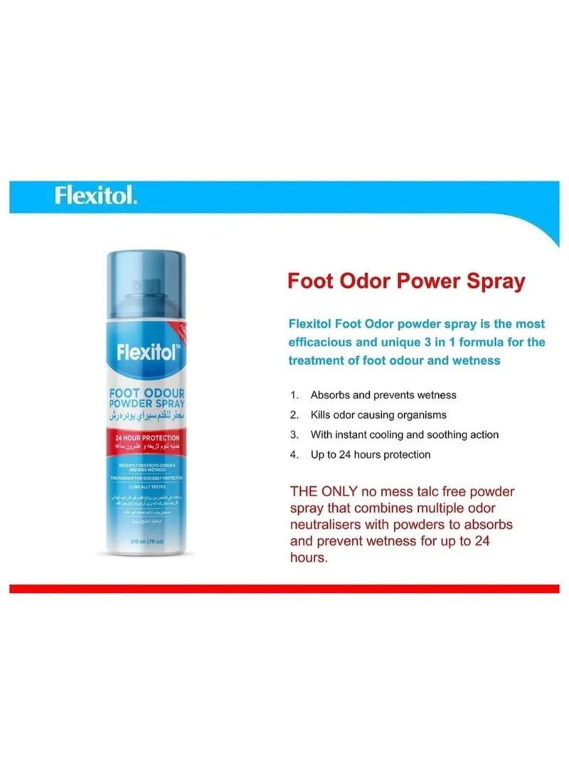 Flexitol Foot Odour Powder Spray 210 ml - Image 3