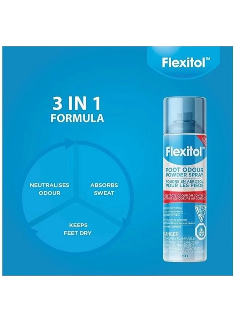 Flexitol Foot Odour Powder Spray 210 ml - Image 4