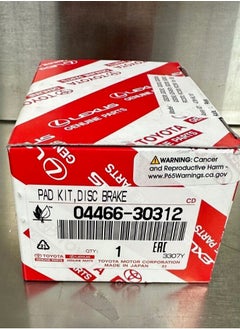 TOYOTA Genuine Toyota Rear Disc Brake Pad Kit 04466-30312 Reliable Braking Performance 