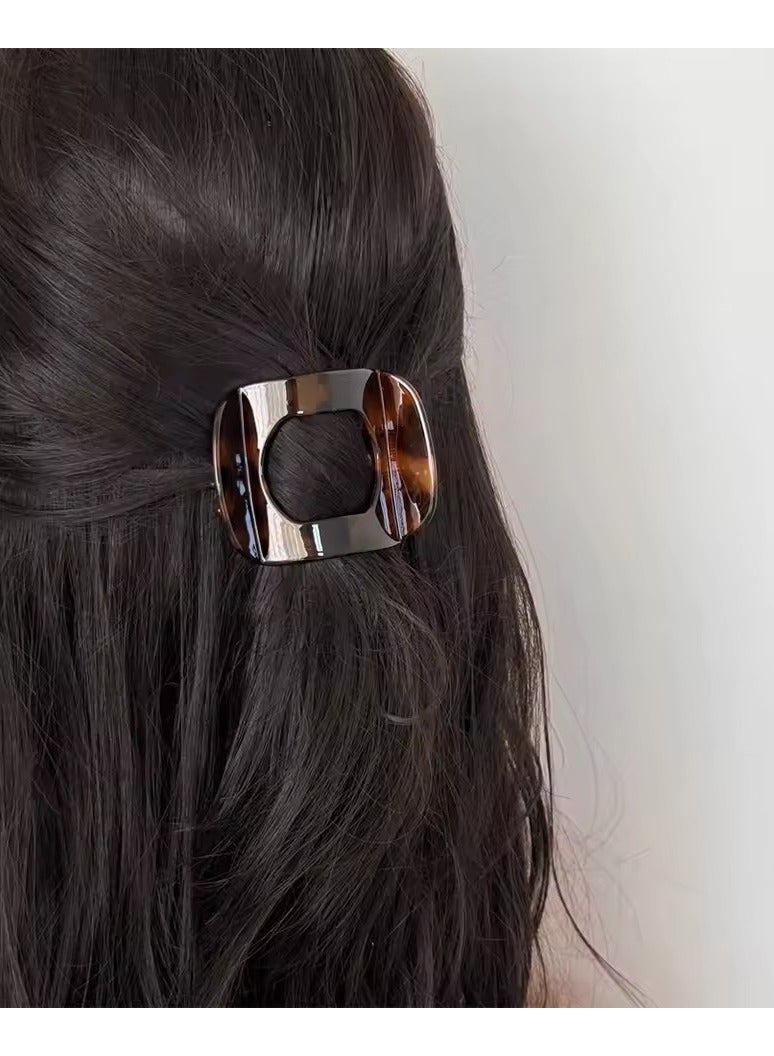 Goolsky Vintage Elegant Hair Claw Clips Arc Shape Geometric Hairgrip Hairpin New Headwear Women Hair Accessories - Image 3