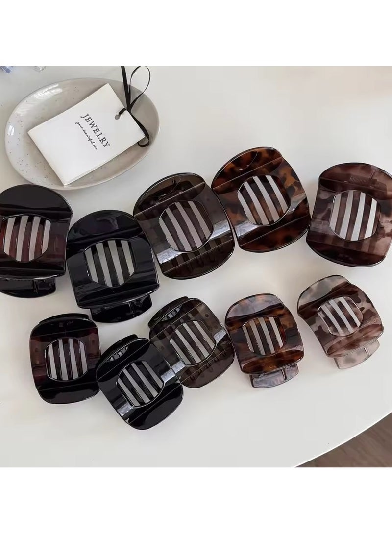 Goolsky Vintage Elegant Hair Claw Clips Arc Shape Geometric Hairgrip Hairpin New Headwear Women Hair Accessories - Image 5