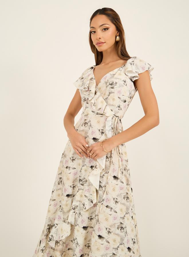 Styli Floral Print Dress  - Image 4