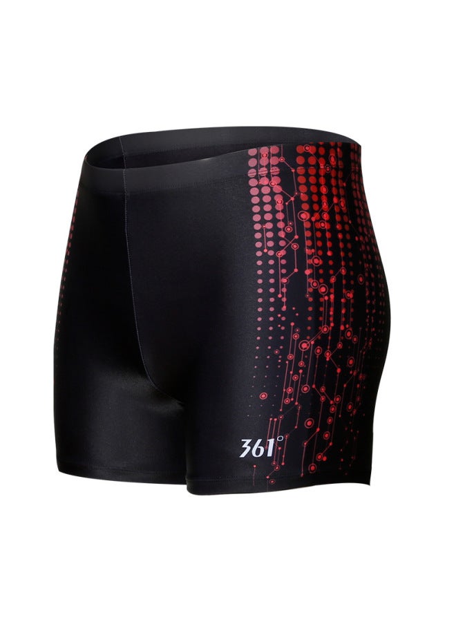 361 Swimming Trunks Men's Printed Anti-embarrassment Quick-drying Professional Men's Swimsuit Boxer Fashion Loose Swimming Equipment 2