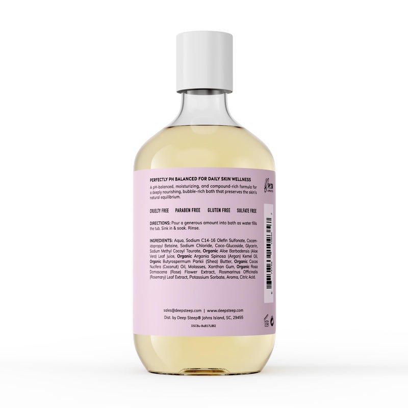 Deep Steep Bubble Bath, Lilac Blossom 17 oz â€“ Hypoallergenic, Clinically Tested Soothing Soak with Shea Butter & Argan Oil â€“ Sulfate-Free - Image 2