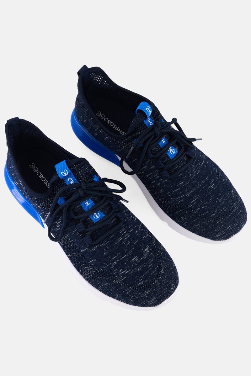 CROSSHATCH أحذية جري للرجال سميتالي مزودة بأربطة، لون كحلي - Image 4