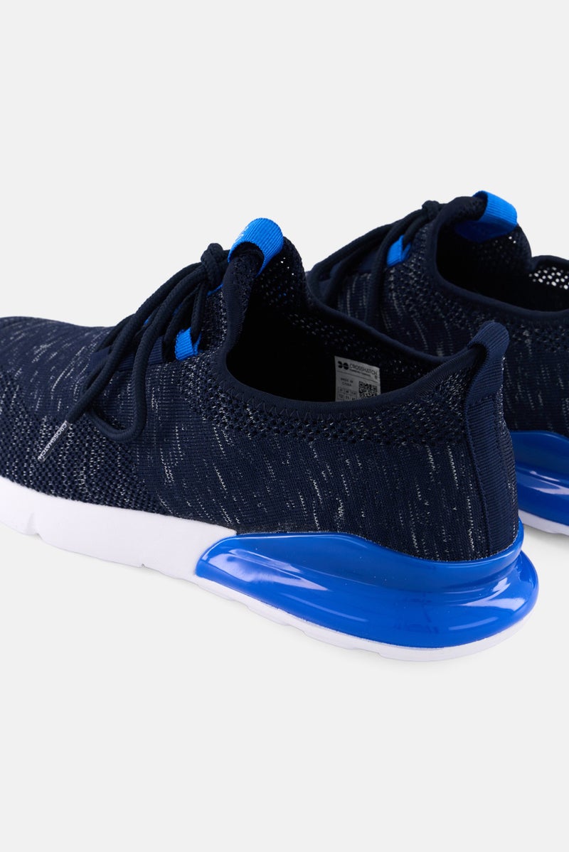 CROSSHATCH أحذية جري للرجال سميتالي مزودة بأربطة، لون كحلي - Image 2